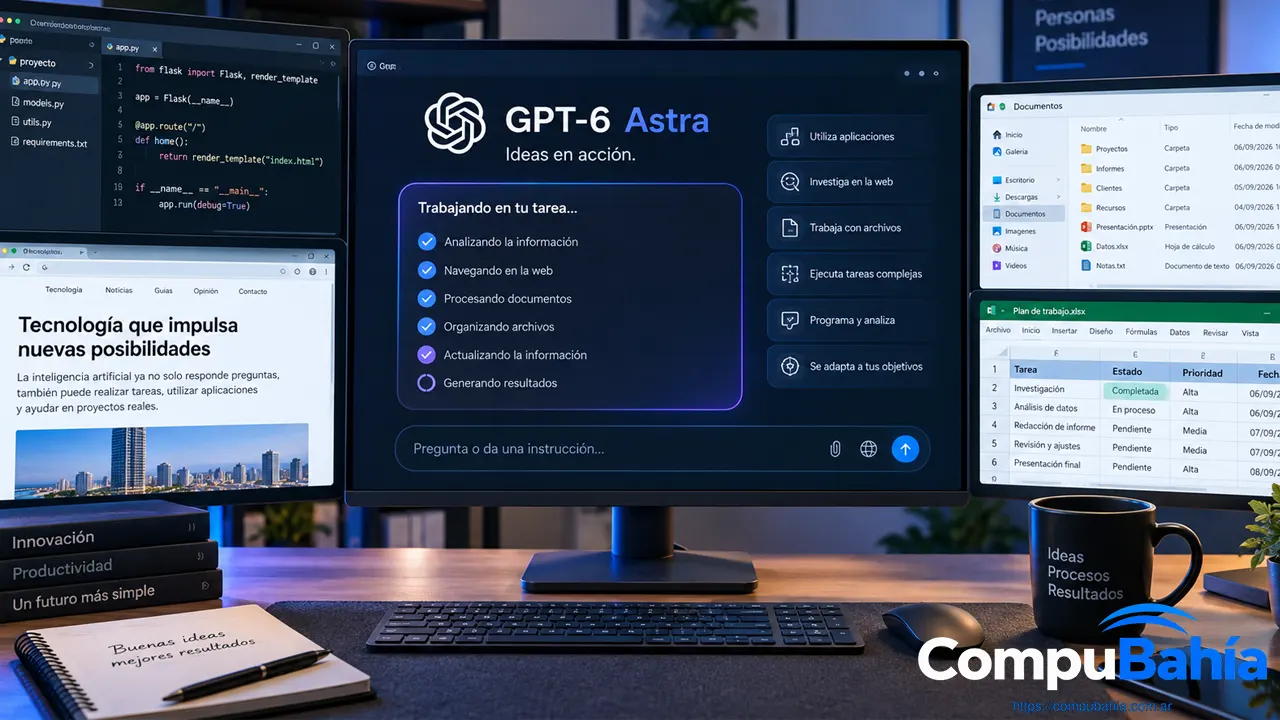 GPT-6 Astra ya comenzó a llegar: la IA da otro paso hacia el trabajo autónomo