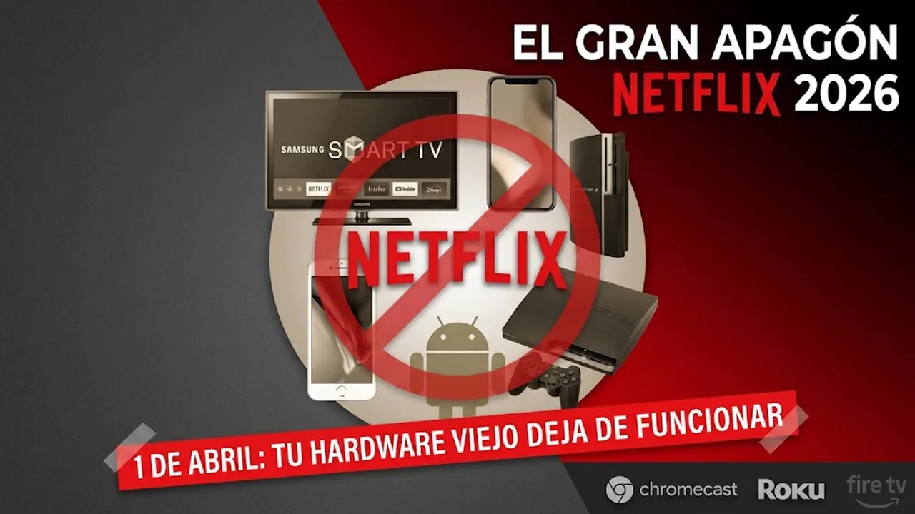 El Gran Apagón de Netflix 2026: ¿Tu dispositivo se queda afuera este 1 de abril?